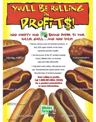 Hillshire Farm Magazine Ad