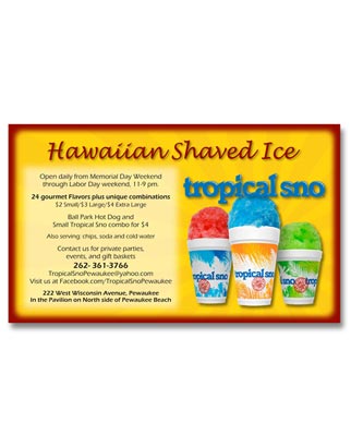 Magazine Advertisement for Tropical Sno