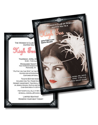 Woman's Club of Pewaukee Invitation Design